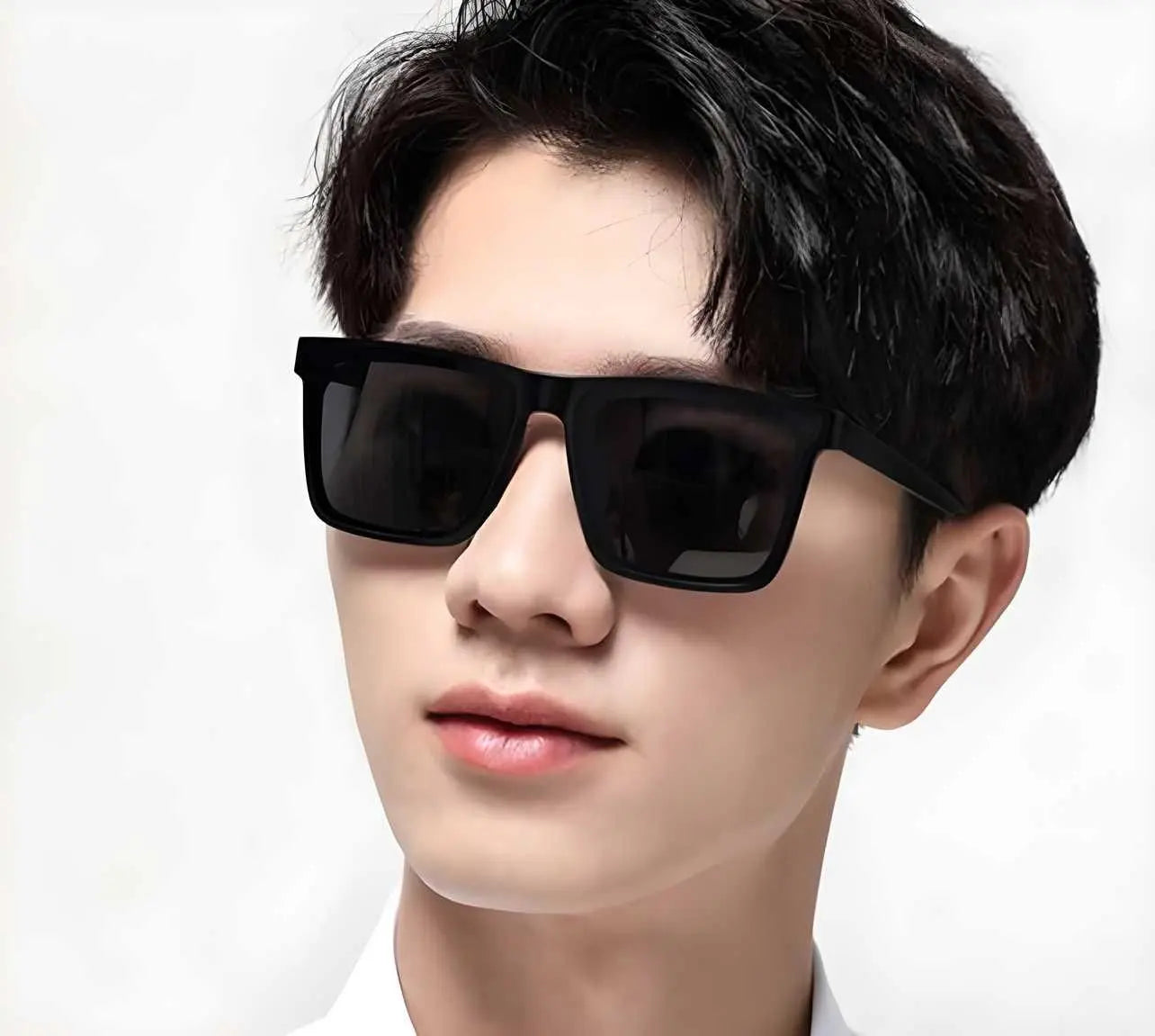 EYCONIK® UV 400 Polarized Retro Square Sunglasses