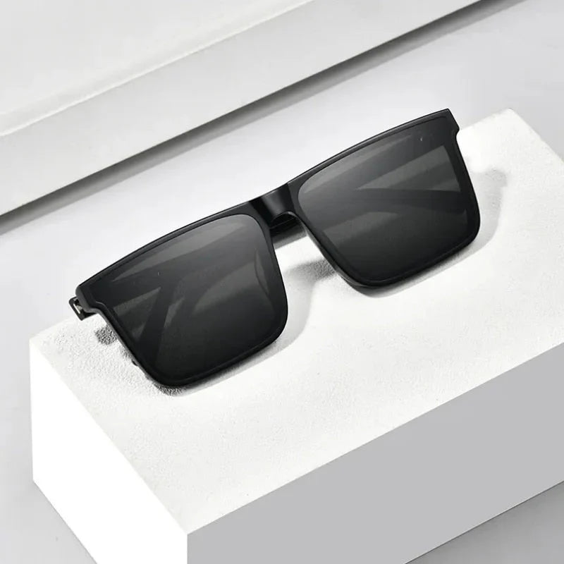 EYCONIK® UV 400 Polarized Retro Square Sunglasses