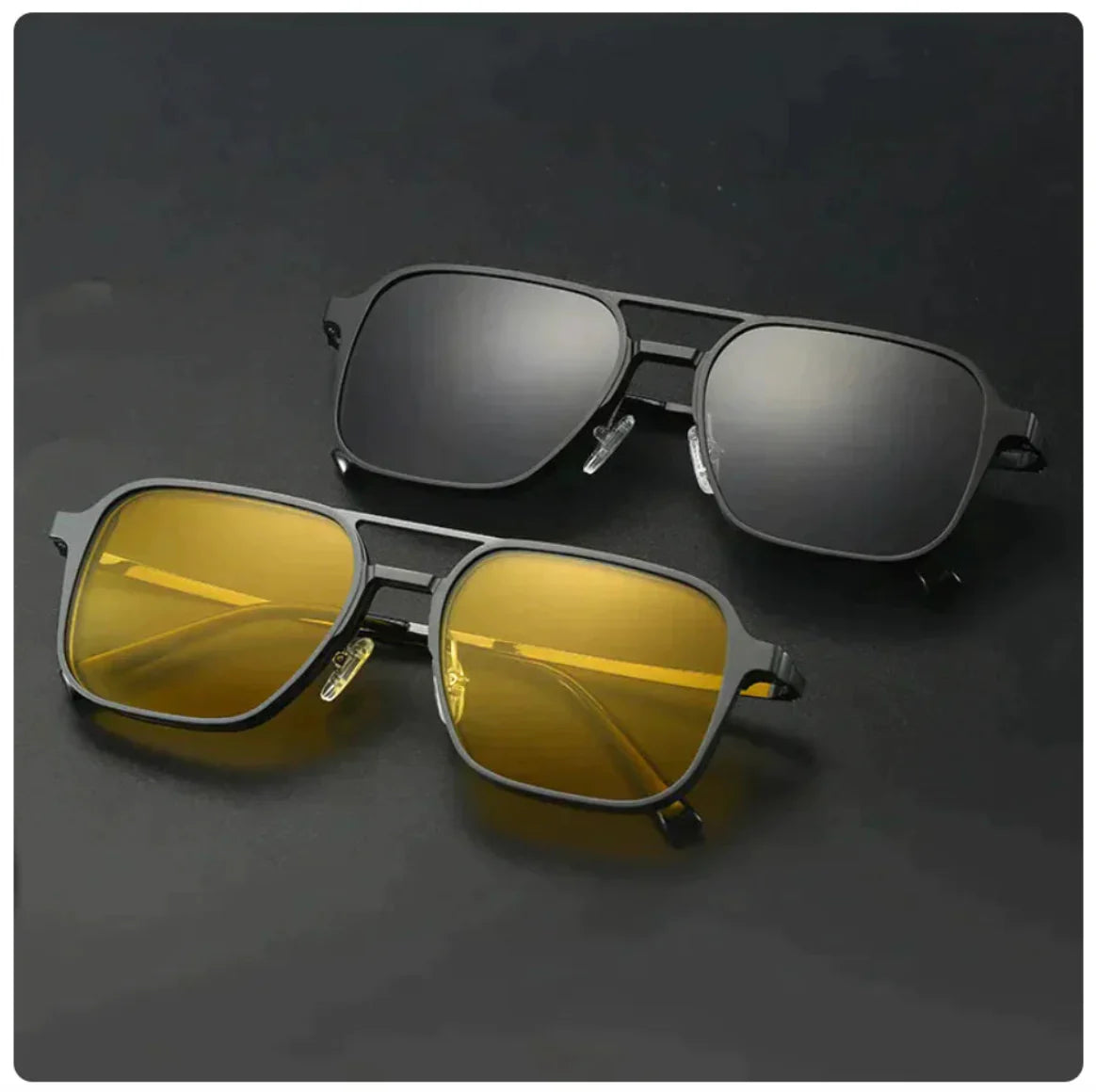 6-In-1 Magnetic Polerized Sunglasses